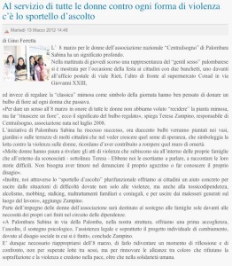 articolo 13 03 2012